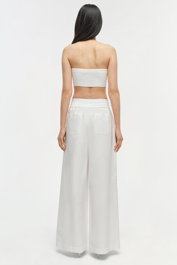 Jonathan Simkhai Falan Compact Knit Bralette Ivory