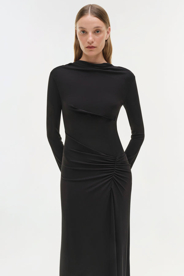 Jonathan Simkhai Ferrera Dress Black