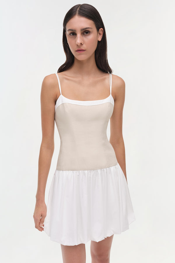 Jonathan Simkhai Fifi Dress SAND MULTI