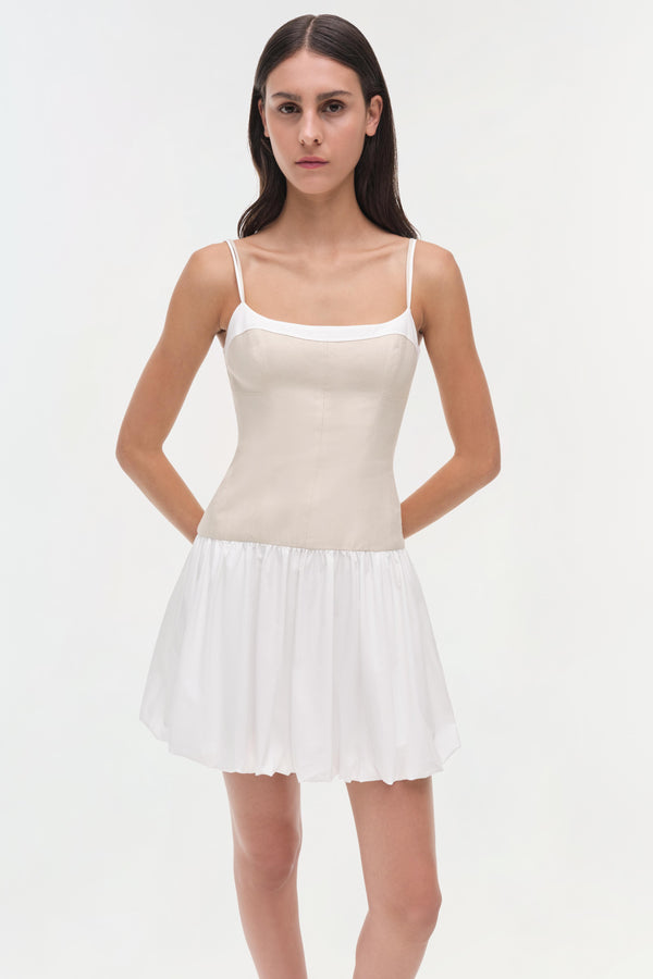 jonathan simkhai Fifi Dress SAND MULTI