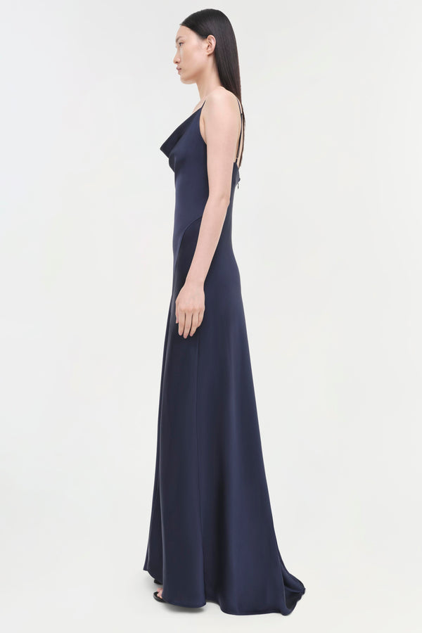 Jonathan Simkhai Finley Gown MIDNIGHT