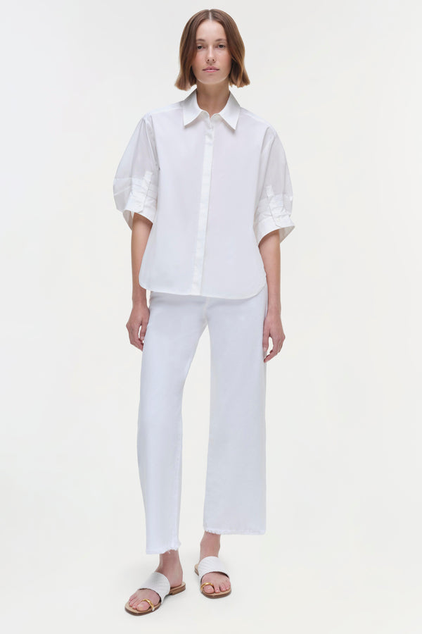 Jonathan Simkhai Gemma Shirt WHITE
