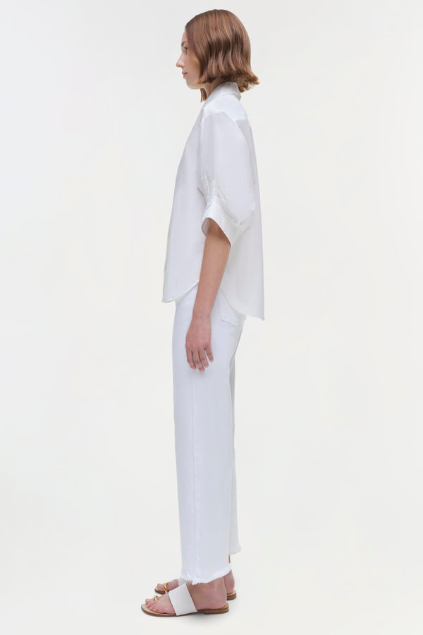 Jonathan Simkhai Gemma Shirt WHITE