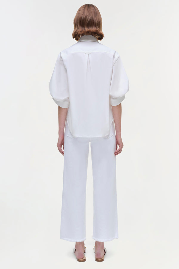Jonathan Simkhai Gemma Shirt WHITE