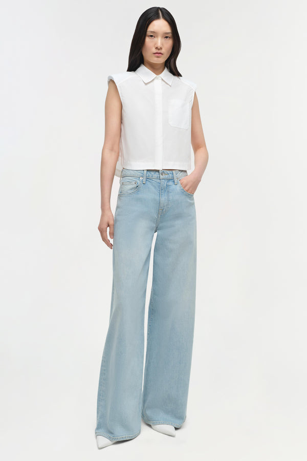 jonathan simkhai Greer Wide Leg Jean SANTORINI