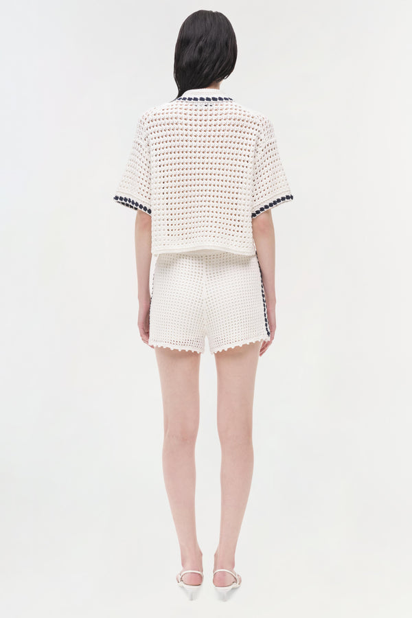 Jonathan Simkhai Hadley Shorts Ivory