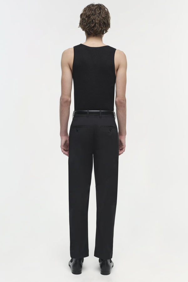 Jonathan Simkhai Idris Silk Linen Tank BLACK