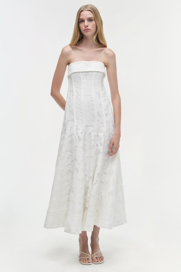 jonathan simkhai Imogen Dress WHITE