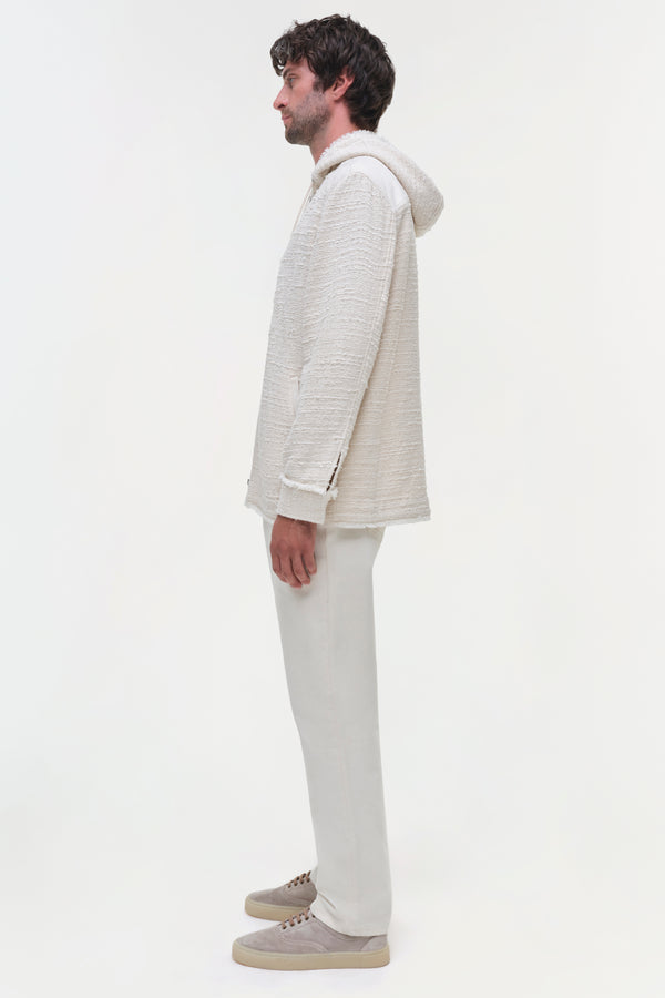 Jonathan Simkhai Ivan Denim Shirt Jacket CREAM