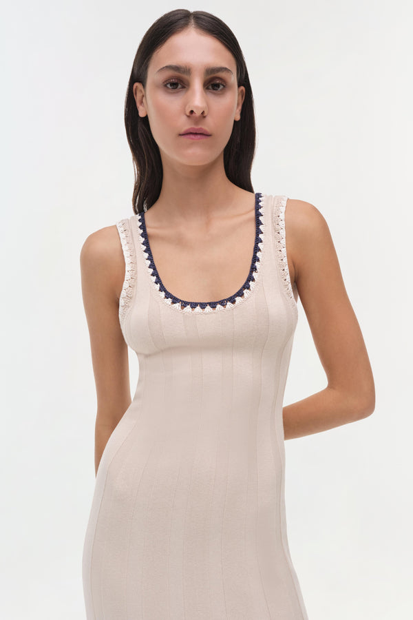 Jonathan Simkhai Julianna Dress SAND MULTI