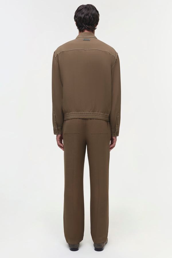 Jonathan Simkhai Keith Jacket Olive