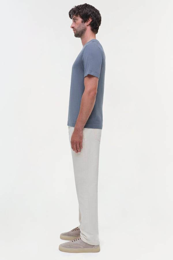 Jonathan Simkhai Kellyn Knit Crewneck STEEL