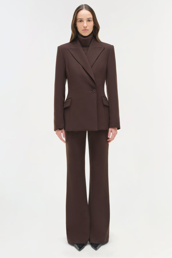 Jonathan Simkhai Kenna Trouser CHOCOLATE