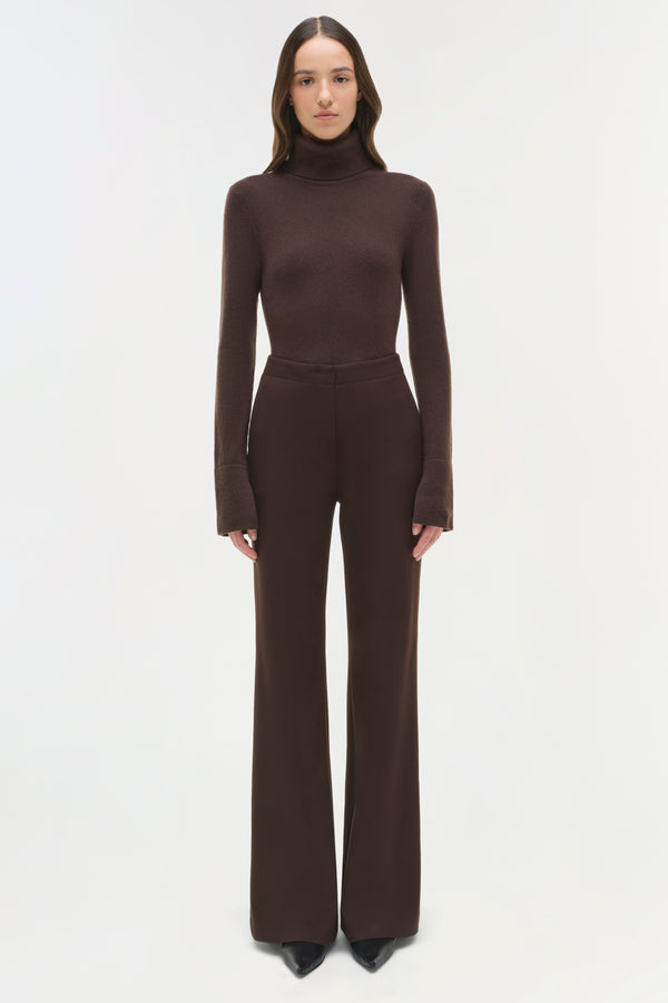 Jonathan Simkhai Kenna Trouser CHOCOLATE