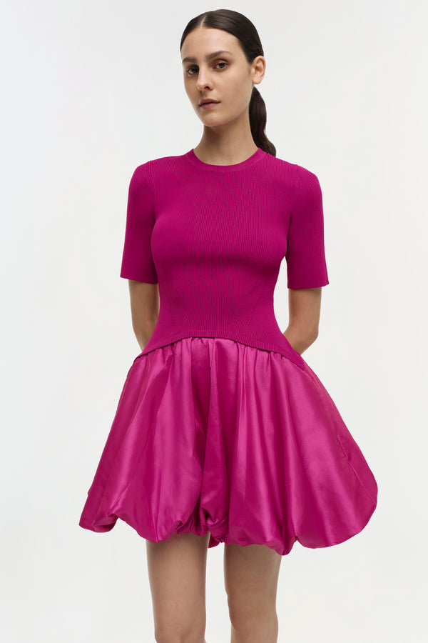 Jonathan Simkhai Kenny Dress Magenta