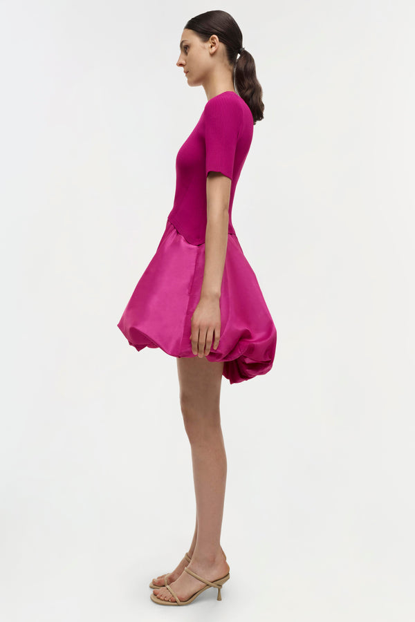 jonathan simkhai Kenny Dress Magenta