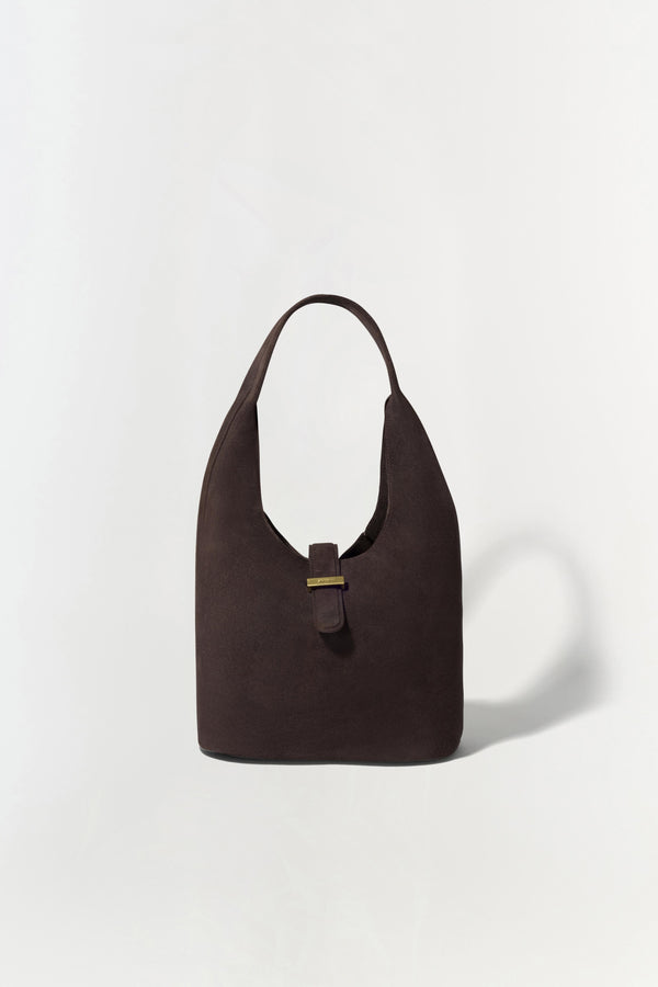 jonathan simkhai Khai Suede Bag CACAO