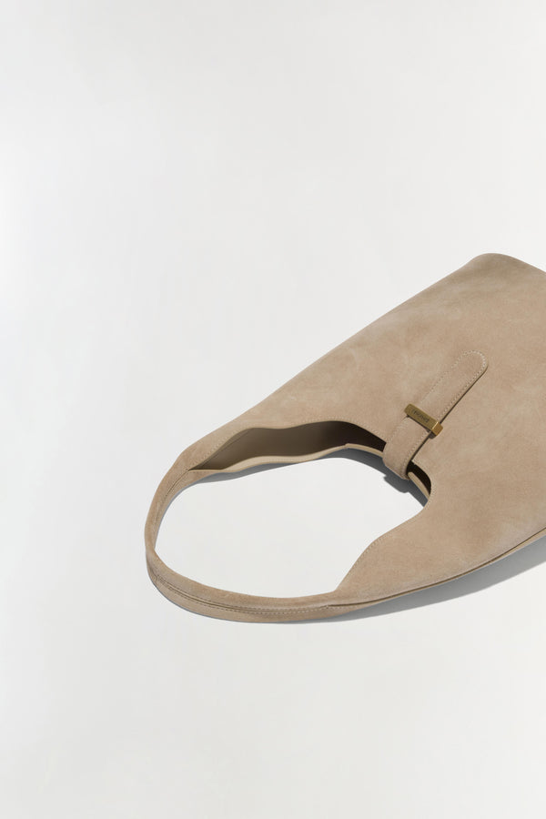 Jonathan Simkhai Khai Suede Hobo Bag DESERT