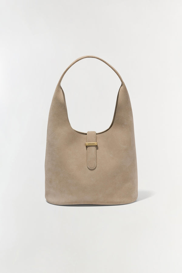 jonathan simkhai Khai Suede Hobo Bag DESERT