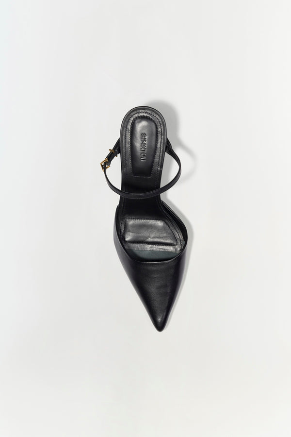 Jonathan Simkhai Kieran Leather Buckle BLACK