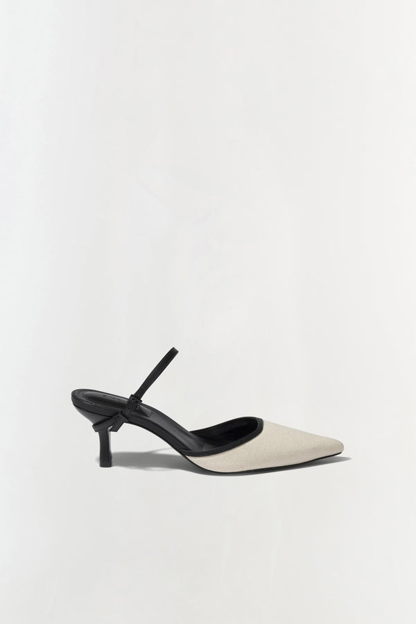 jonathan simkhai Kieran Pump BLACK IVORY