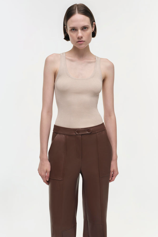 jonathan simkhai Kioni Tank SANDSTONE