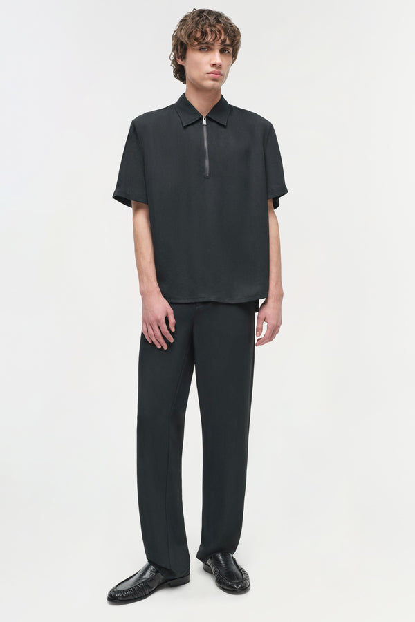 Jonathan Simkhai Kip Soft Pull On Trousers Black
