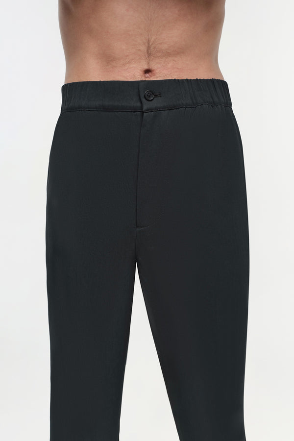 Jonathan Simkhai Kip Soft Pull On Trousers Black