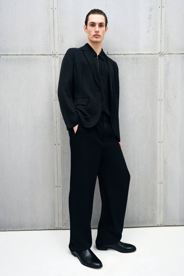 jonathan simkhai Kip Soft Pull On Trousers Black