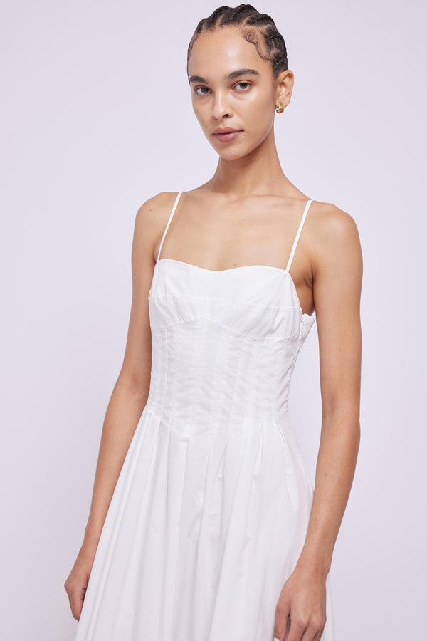 Jonathan Simkhai Kittiya Dress WHITE
