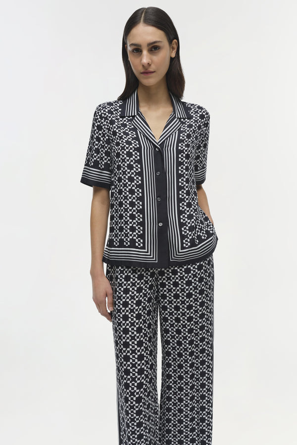 Jonathan Simkhai Koda Shirt BLACK