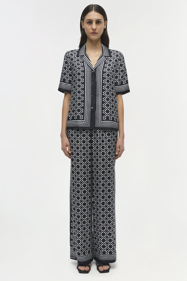 Jonathan Simkhai Koda Shirt BLACK