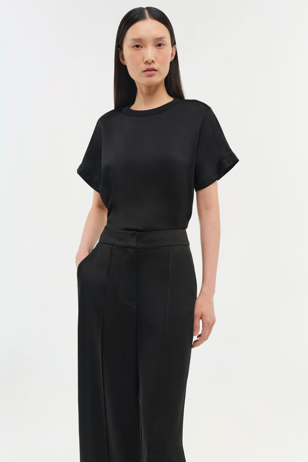 Jonathan Simkhai Kyra Satin Pant BLACK