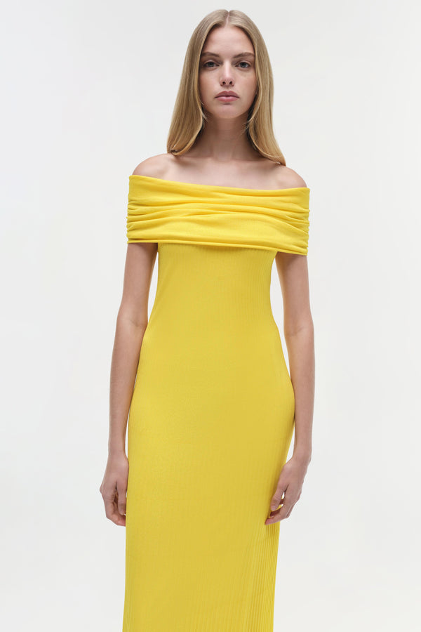 Jonathan Simkhai Laurelle Knit Maxi Dress SUNNY