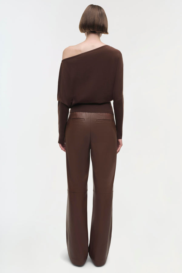 Jonathan Simkhai Lavina Sweater CHOCOLATE