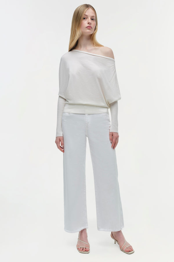 jonathan simkhai Lavina Sweater Ivory