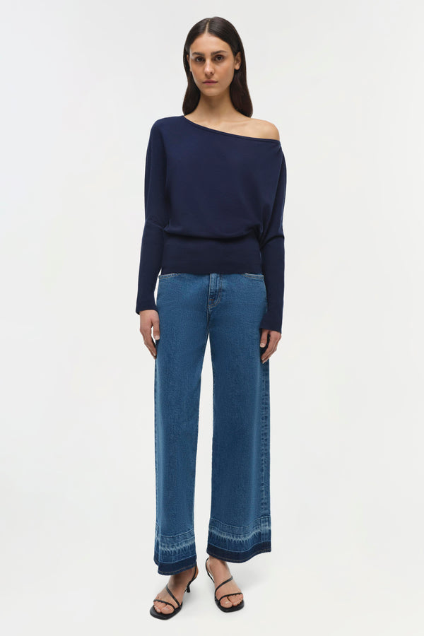 jonathan simkhai Lavina Sweater Midnight