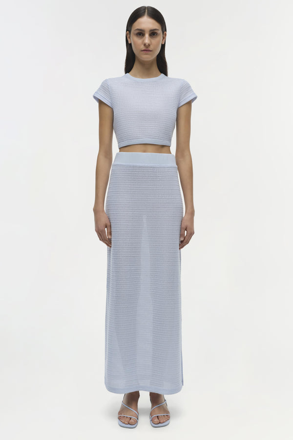 jonathan simkhai Lidie Top PERIWINKLE SKY