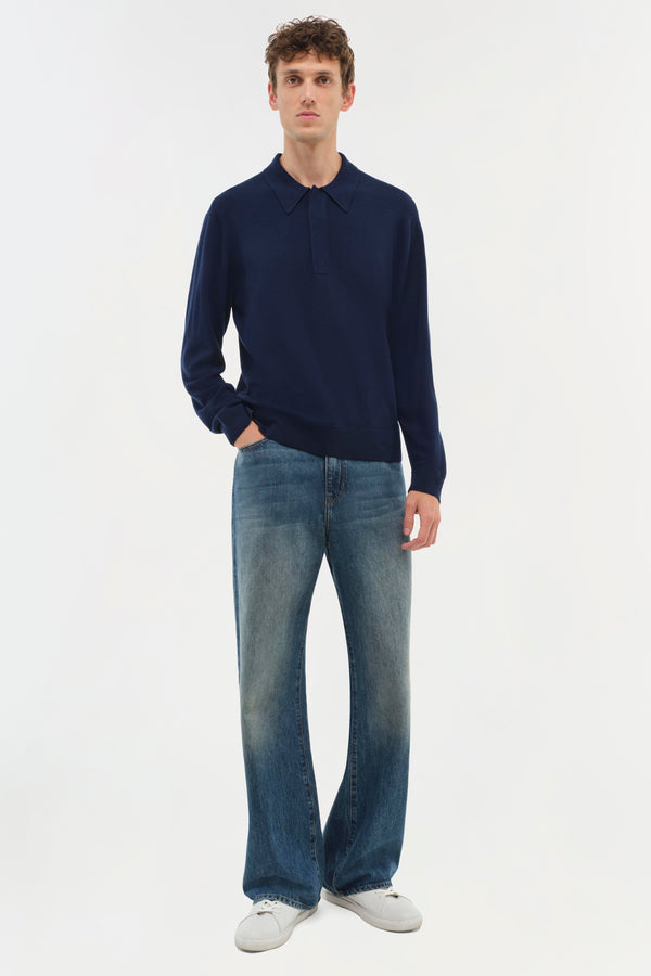 jonathan simkhai Louis Pop-Over MIDNIGHT