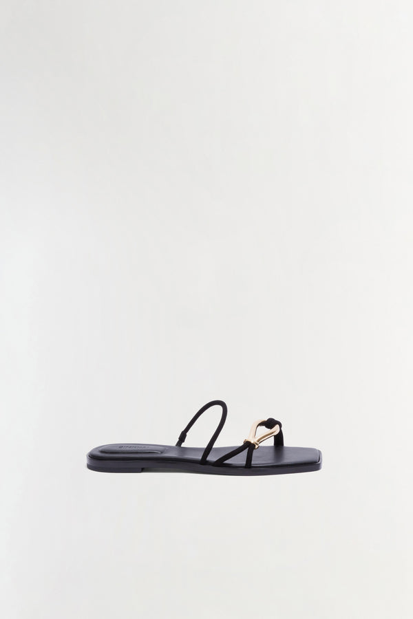 jonathan simkhai Love Knot Sandal BLACK
