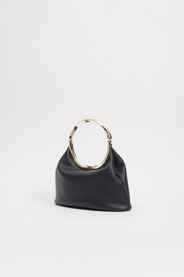 Jonathan Simkhai Luca Leather Top Handle Bag Black