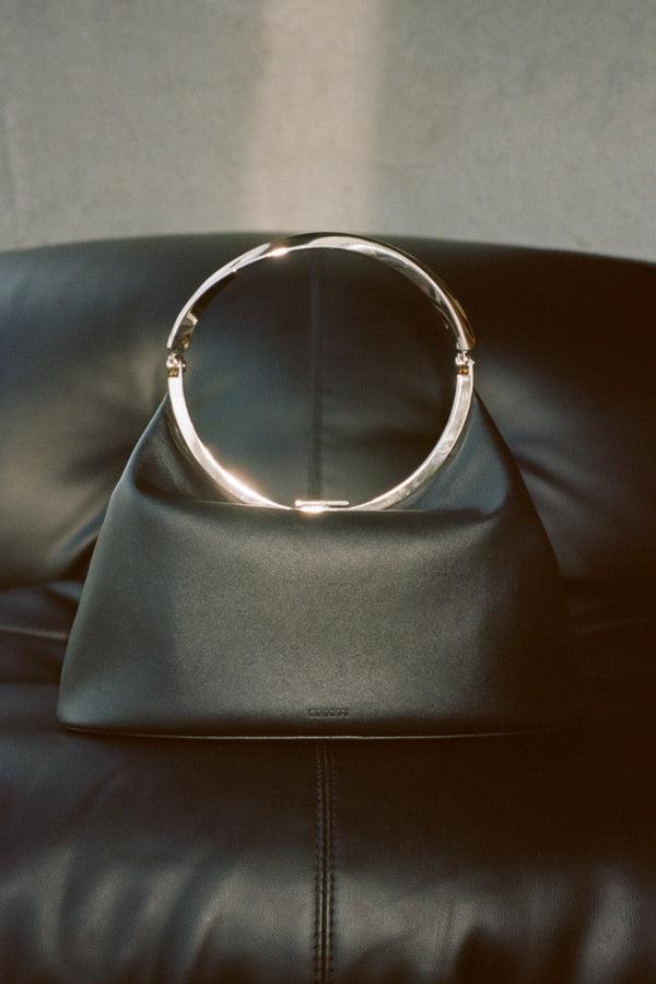 Jonathan Simkhai Luca Leather Top Handle Bag Black