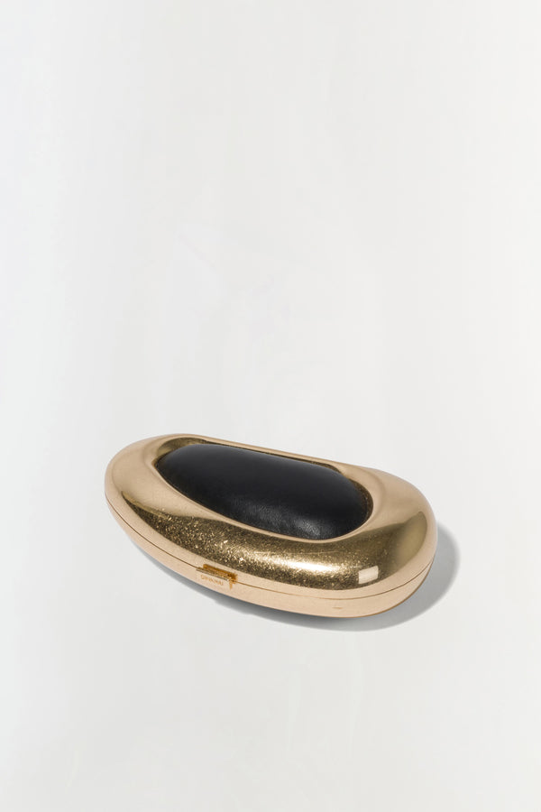 Jonathan Simkhai Luna Clutch BLACK GOLD