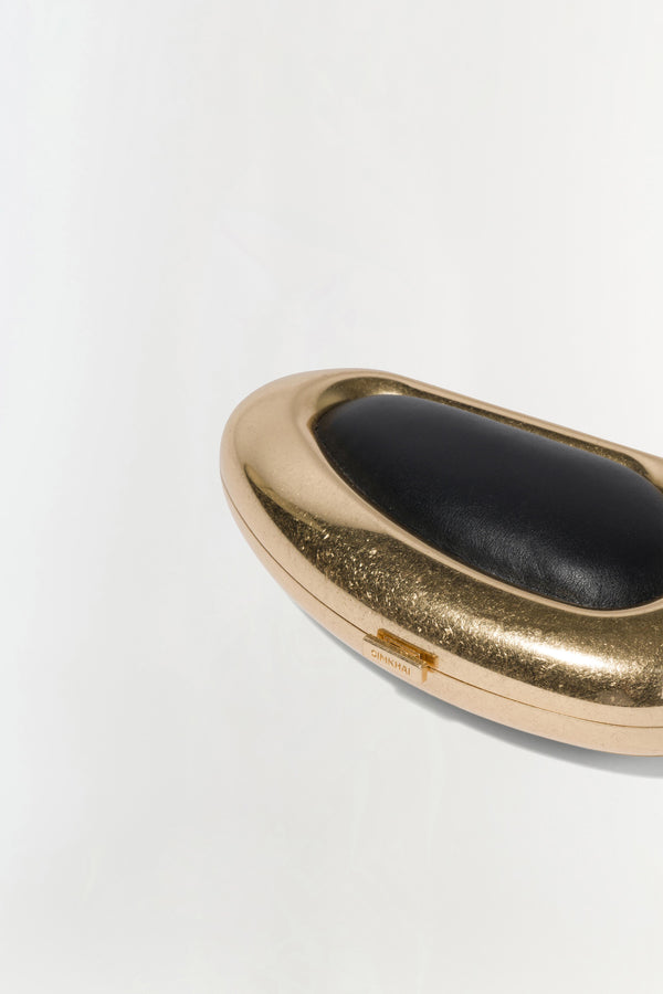 Jonathan Simkhai Luna Clutch BLACK GOLD