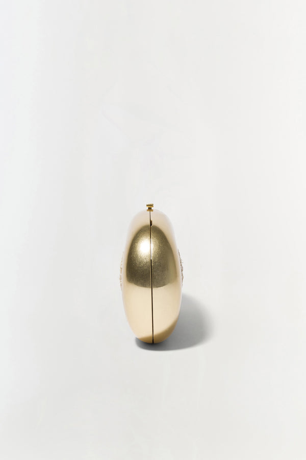 Jonathan Simkhai Luna Raffia Clutch NATURAL