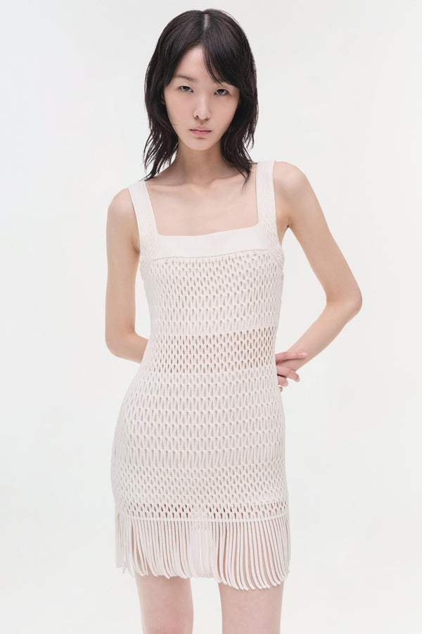 Jonathan Simkhai Lyria Dress Ivory