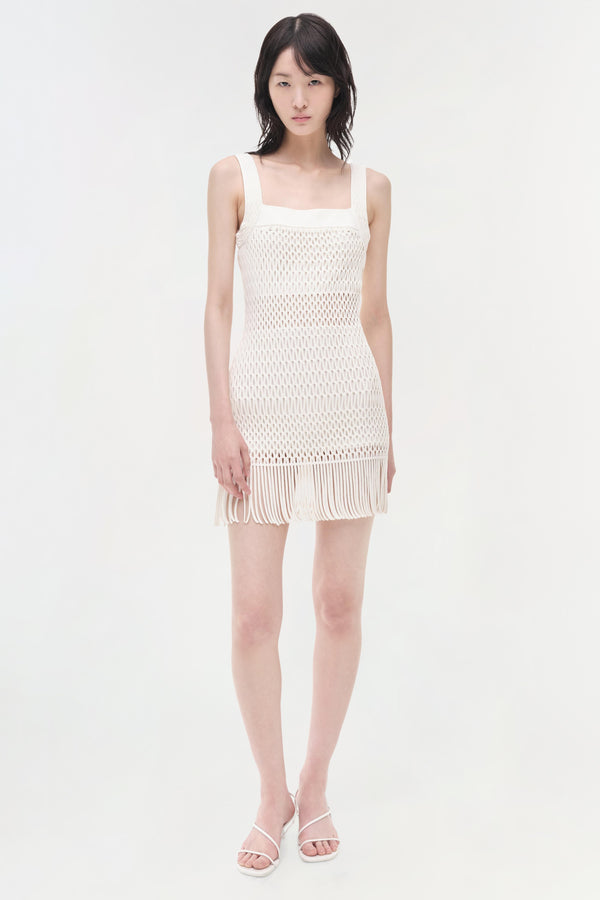 jonathan simkhai Lyria Dress Ivory