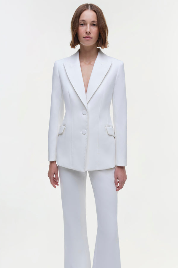 jonathan simkhai Maddix Blazer Ivory