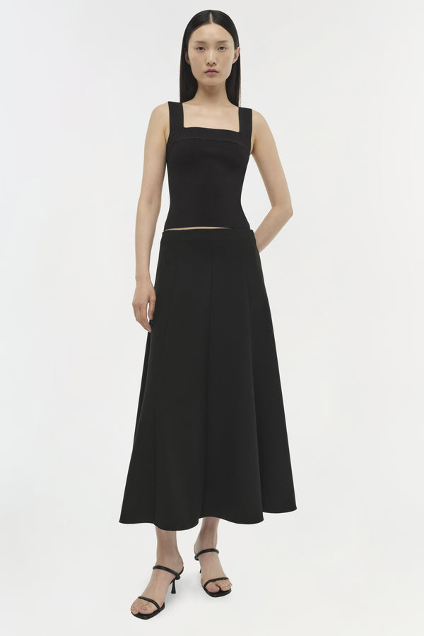 jonathan simkhai Madine Tank Top Black