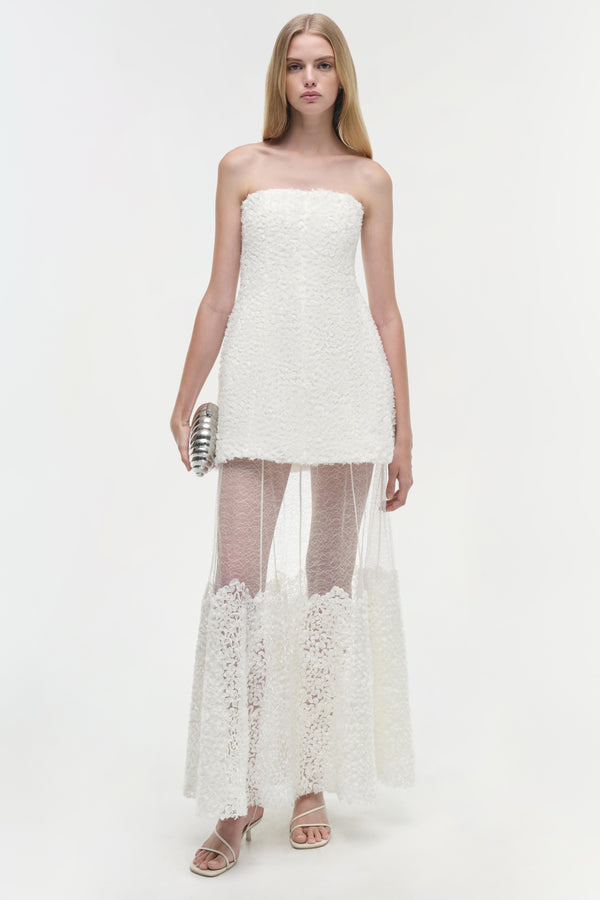 Jonathan Simkhai Marella Dress Ivory